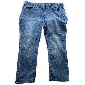 Riders By Lee Womens Jeans 18P Midrise Straight Leg Blue Denim Casual Classic